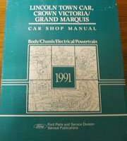 1991 Lincoln Town Car Service Manual