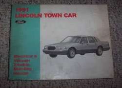 1991 Lincoln Town Car Electrical Wiring & Vacuum Diagram Troubleshooting Manual