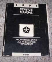 1991 Dodge Caravan & Grand Caravan Service Manual