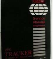 1991 Geo Tracker Electrical Diagnosis Manual