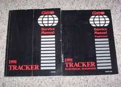 1991 Geo Tracker Shop Service Repair Manual