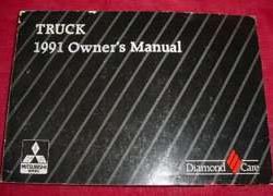 1991 Mitsubishi Truck Owner's Manual