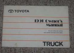 1991 Toyota Truck Owner's Manual