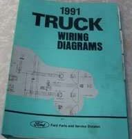 1991 Ford F-250 Truck Large Format Electrical Wiring Diagrams Manual