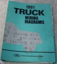 1991 Ford F-800 Truck Large Format Wiring Diagrams Manual