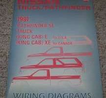 1991 Nissan Truck & Pathfinder Large Format Wiring Diagram Manual