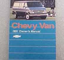 1991 Chevrolet Van Owner's Manual