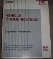 1991 Dodge Dakota Vehicle Communications Body Diagnostic Procedures