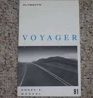 1991 Plymouth Voyager Owner's Manual