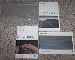 1991 Plymouth Voyager Owner's Manual Set