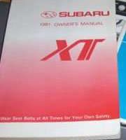1991 Subaru XT Owner's Manual
