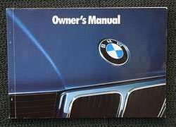 1992 BMW 525i, 525i Touring, 535i & M5 Owner's Manual