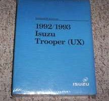 1992 Isuzu Trooper Service Manual