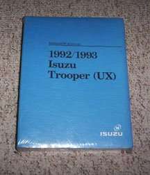 1993 Isuzu Trooper Service Manual