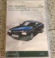 1992 Jaguar XJR & XJR-S (XJ40) Parts & Service Manual DVD