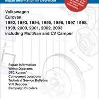 1999 Volkswagen Eurovan Service Manual CD