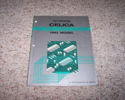 1992 Toyota Celica Electrical Wiring Diagram Manual