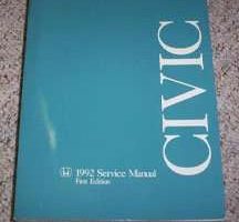 1992 Honda Civic Service Manual