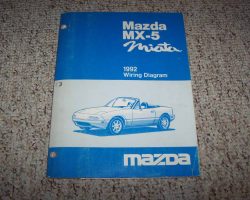 1992 Mazda MX-5 Miata Wiring Diagrams Manual