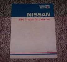 1992 Nissan Stanza Introduction Manual