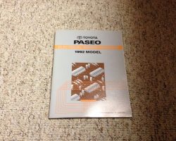 1992 Toyota Paseo Electrical Wiring Diagram Manual