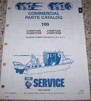 1992 Johnson Evinrude 100 HP Commercial Models Parts Catalog
