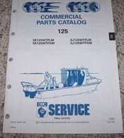 1992 Johnson Evinrude 125 HP Commercial Models Parts Catalog