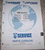 1992 Johnson Evinrude 150 HP Models Parts Catalog