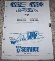 1992 Johnson Evinrude 155 Commercial Models Parts Catalog