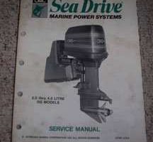 1992 OMC Sea Drive 2.0L, 3.0L & 4.0L DG Models Service Manual