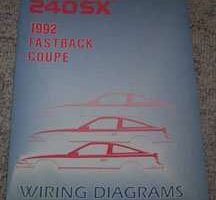 1992 Nissan 240SX Fastback Coupe Large Format Wiring Diagram Manual