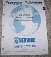 1992 Johnson Evinrude 28 HP Models Parts Catalog