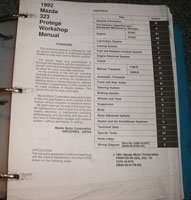 1992 Mazda 323 & Protege Service Manual