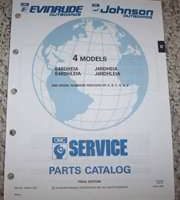 1992 Johnson Evinrude 4 HP Models Parts Catalog