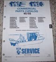 1992 Johnson Evinrude 45 & 55 HP Commercial Models Parts Catalog