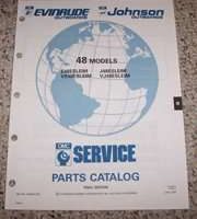1992 Johnson Evinrude 48 HP Models Parts Catalog