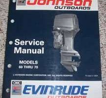 1992 Johnson Evinrude 70 HP Models Service Manual