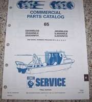 1992 Johnson Evinrude 65 HP Models Parts Catalog