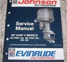 1992 Johnson Evinrude 125 Commercial 90 Loop V Models Service Manual
