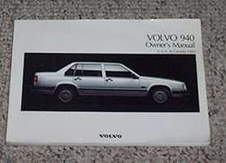1992 Volvo 940 Owner's Manual