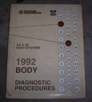 1992 Dodge Caravan AS Body Diagnostic Procedures