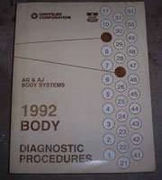 1992 Dodge Daytona AG Body Diagnostic Procedures