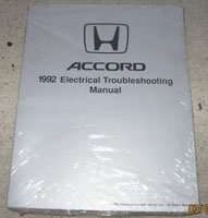 1992 Honda Accord Electrical Troubleshooting Manual