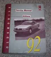 1992 Oldsmobile Achieva Service Manual