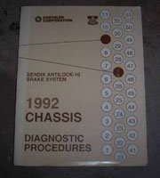 1992 Dodge Dynasty Bendix Antilock-10 Brake System Chassis Diagnostic Procedures