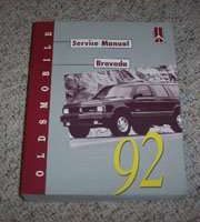 1992 Oldsmobile Bravada Service Manual