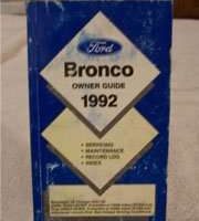 1992 Ford Bronco Owner's Manual