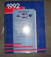 1992 Chevrolet C/K Truck Service Manual