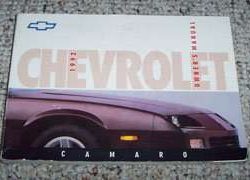1992 Chevrolet Camaro Owner's Manual