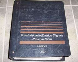 1992 Mercury Sable Powertrain Control & Emissions Diagnosis Manual